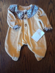 New Old Stock Girl Sweet Baby Jess Vintage Jumper Suit 6 Mo Made In USA F#1 - Picture 1 of 9