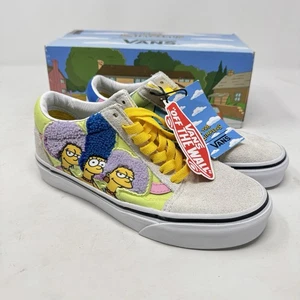 Size Mens 3.5 - Women 5 VANS The Simpsons x Old Skool The Bouviers NEW In Box - Picture 1 of 16