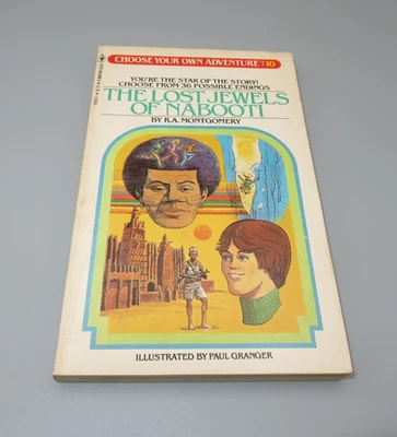 The Lost Jewels of Nabooti # 10 Montgomery Choose Your Own Adventure cyoa - Image 1 of 3