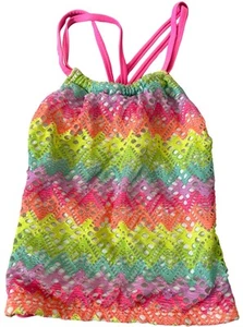 Girls Circo Colorful Tankini Swimsuit Top Size Small 6/6X - Picture 1 of 4