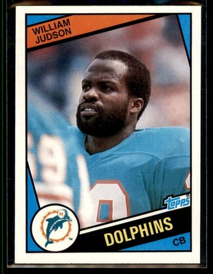 1984 Topps William Judson RC #122 Miami Dolphins - Image 1 of 2