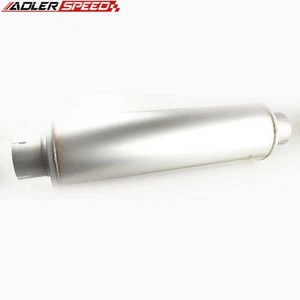 Silenciador ADLERSPEED 4" entrada/salida acero aluminizado diésel cuerpo de 24" pulgadas EE. UU. - Imagen 1 de 3