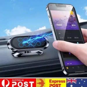 Universal Magnetic Car Phone Holder Dashboard Mount Stand for iPhone Samsung GPS - Picture 1 of 8