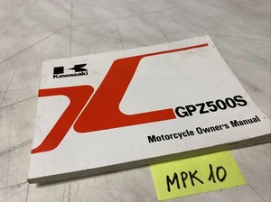 Kawasaki GPZ500S B1 GPZ 500 S Manual Del Propietario Mantenimiento Conductor GB - Imagen 1 de 9