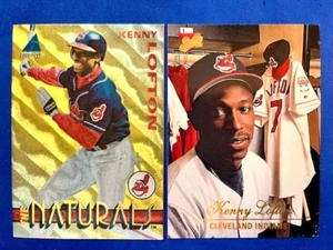 Kenny Lofton 1994 Pinnacle The Naturals & 1994 Leaf Studio Baseball - Indians - Picture 1 of 2
