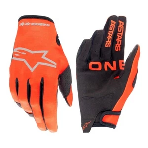 Alpinestars Radar Hot Orange/Black MX Off Road Gloves Men's Sizes SM & 2X - Picture 1 of 2