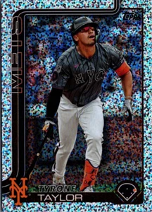 2025 Topps Celebration Confetti #225 Tyrone Taylor New York Mets - Foto 1 di 2
