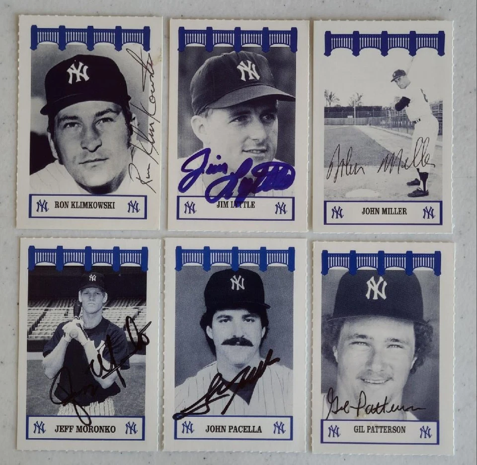 JIM LYTTLE SIGNED 1992 WIZ NEW YORK YANKEES CARD - Image 1 of 1