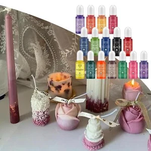 16x Candle Liquid Dye Concentrate Candle Making Dye Soap Coloring Dye 10ml Each - Picture 1 of 7