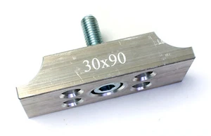 Go Kart Aluminium Engine Mount Clamp 30 x 90mm Iame X30 Karting - Afbeelding 1 van 2