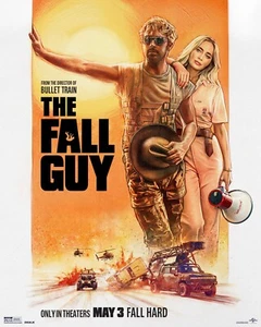 The Fall Guy (2024)_7 Poster Canvas Movie Film Print A0 A1 A2 A3 A4 A5 A6 Art Wa - Picture 1 of 11