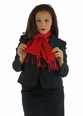 Scarf/Scarves/Shawl/Shawls/Pashmina Shawl/Cashmere Scarf/Cashmere Shawl-Maroon - Image 1 of 4