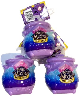MAGIC MIXIES MIXLINGS COLLECTORS MINI CAULDRONS LOT OF 3 - Image 1 of 2