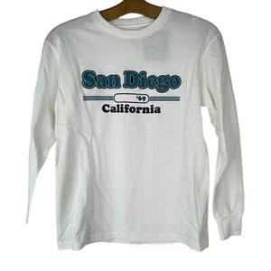 Champion San Diego, California T-Shirt Crewneck Long Sleeve Youth M (7-8) NWT - Picture 1 of 8