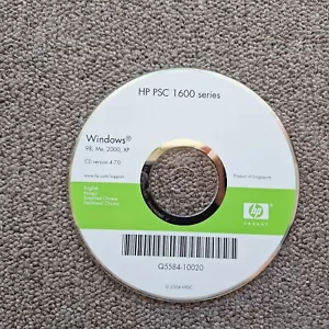HP PSC 1600 Series Printer Installation Disc Ver 4.7.0 - Q5584-10015 Drivers PC - Picture 1 of 12