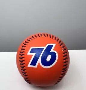 Vintage 76 Unocal Benzin orange Logo Werbe Souvenir Baseball - Bild 1 von 4