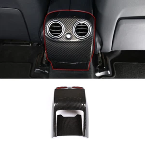 ABS Carbon Center Rear Air Condition Outlet Vent Frame For Benz GLC X253 2016-21 - Picture 1 of 11