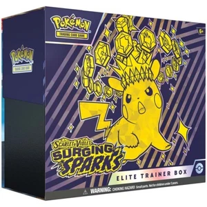 ✅Pokemon TCG Scarlet & Violet Surging Sparks Elite Trainer Box Factory Sealed⚡ - Picture 1 of 5