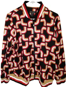 Chaqueta deportiva Ashley para mujer talla 14/16 con cremallera multicolor - Imagen 1 de 3