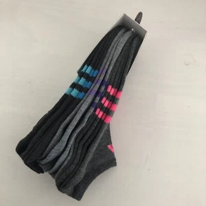 ??n Calze Adidas Donna Superlite Aeroready No Show 6 Paia Grigio Chiaro e Scuro - Foto 1 di 3