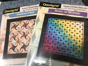 Omnigrid Rotary Cutting Templates "PANDORA'S BOX" by Sharlene Jorgenson QUILTING