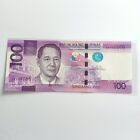 Philippines 100 2022 Solid QK666666 Duterte Diokno NGC BSP Old Logo Uncirculated