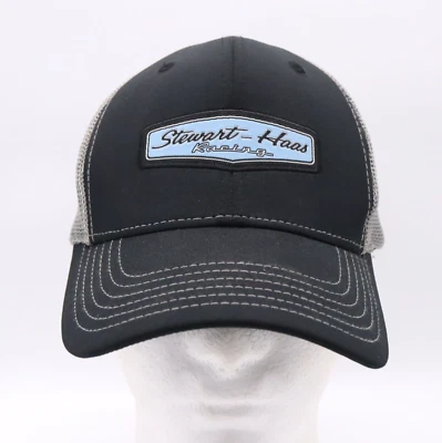 Stewart-Haas Racing Adjustable Mesh Fitmax70 Black Patch Hat Ford Nascar - Image 1 of 4
