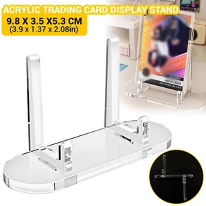 Clear Acrylic Trading Card Display Stand for PSA Graded Cards Sports Card Holder - Picture 1 of 20
