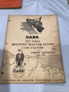 Vintage Case Model BER Series Mounted Plows Parts Catalog No. A702 - Picture 1 of 9