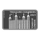 Kongo 2021 Treasure Chambers - Tower of London 1g Platin 0.999