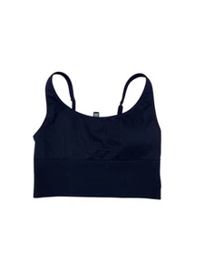 Victoria Secret Pink Active Black Sports Bra Size Medium - Picture 1 of 8