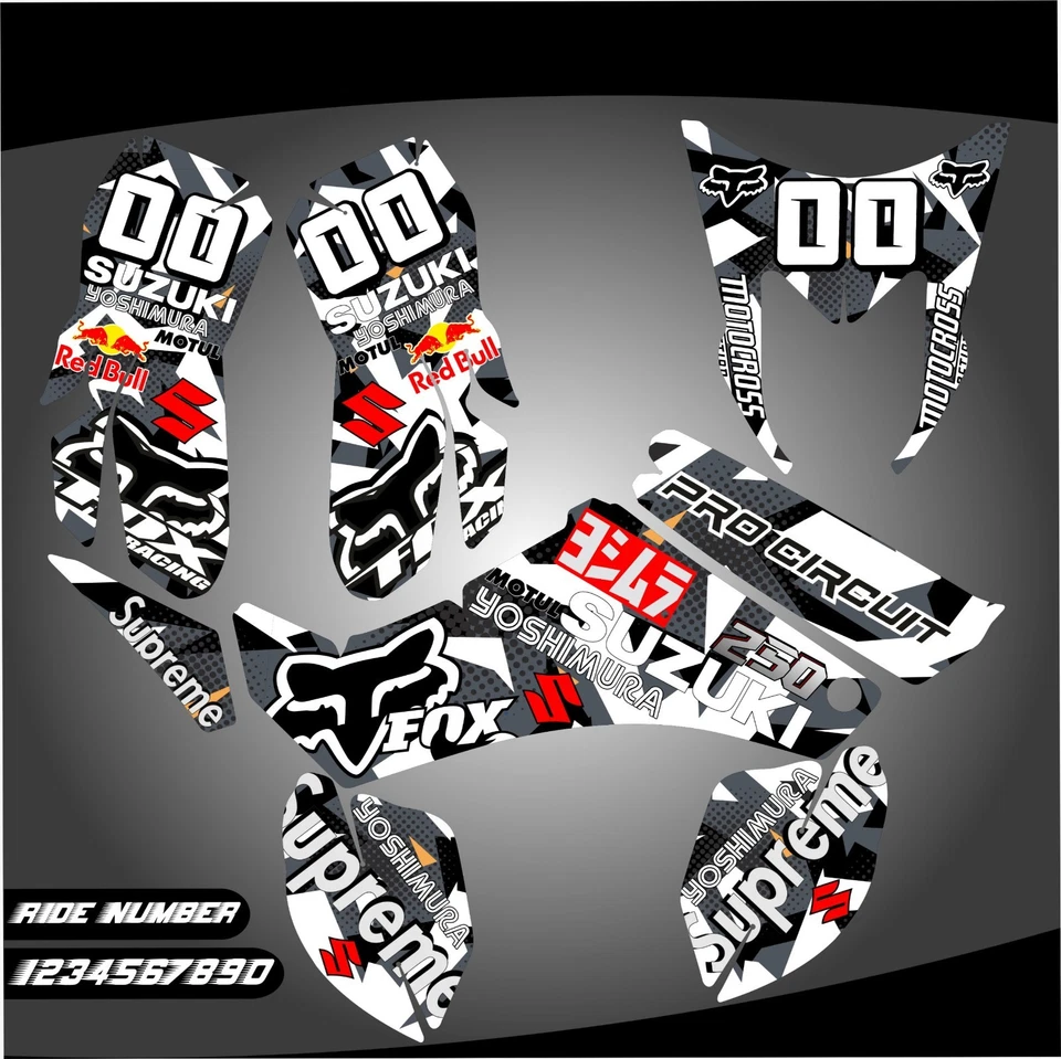 suzuki LTZ 250Z 250 Z  graphics stickers decals atv quad kit full wrap - Image 1 of 1
