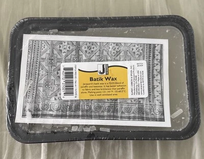 Combo de cera Jacquard Batik parafina cera de abejas 1 libra NUEVO CONTENEDOR SELLADO Foto 1 de 2