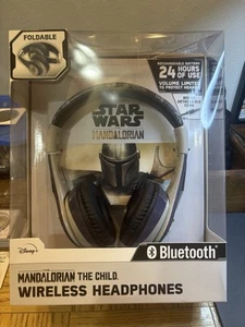 Star Wars Mandalorian The Child Bluetooth Wireless Headphones For Kids - Picture 1 of 2