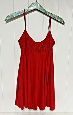 维多利亚的秘密金色标签透明红色娃娃内衣连衣裙圣诞假期 — 第 1/4 张图片