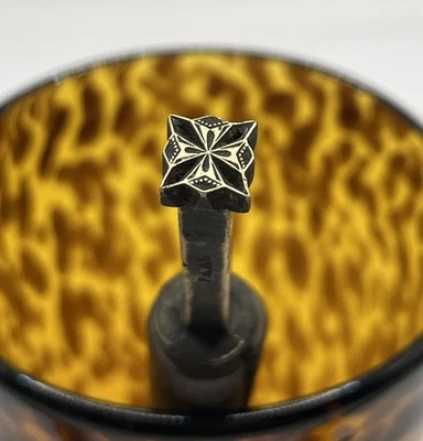 Antique Bookbinding Finishing tool Decorative Gilding Vintage Tools Design 108 - Image 1 of 4