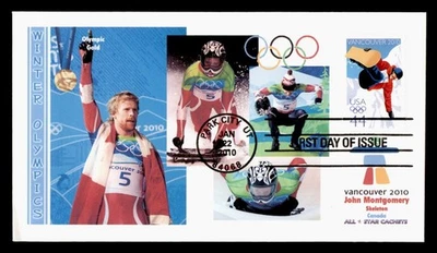 DR WHO 2010 FDC WINTER OLYMPICS SPORTS ALL STAR CACHET M59973 - Image 1 of 2