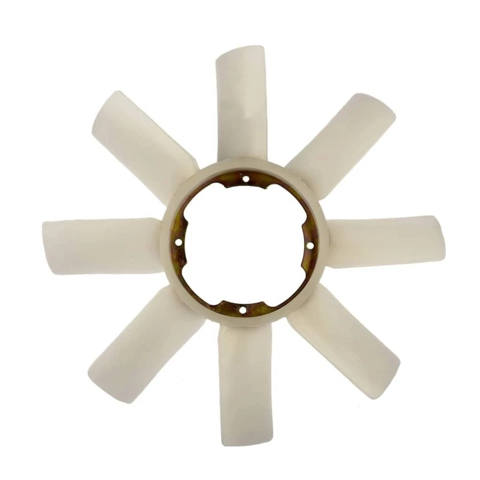 Hoja del ventilador de embrague blanco 11 aspas 490 mm diámetro exterior para Nissan D21 1990-1994 Foto 1 de 4