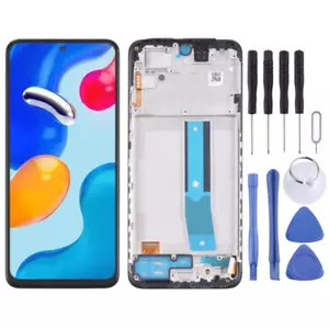 For Xiaomi Redmi Note 11S 4G Poco M4Pro LCD Display Screen Touch Digitizer Frame - Picture 1 of 5