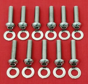LS1 VALLEY COVER BOLTS LOW PROFILE FAST INTAKE STAINLESS KIT LS2 LS3 LS6 LS7 LSX - Picture 1 of 3
