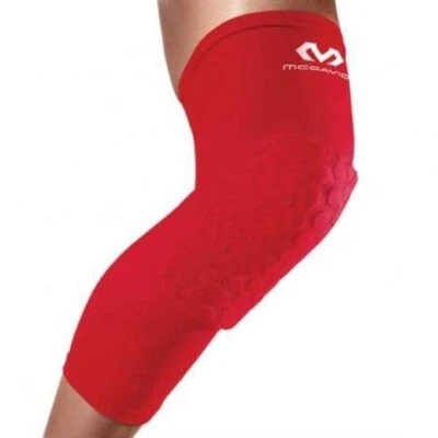 McDavid Padded Red Sleeve Knee Support Leg Protection Size Small  - Image 1 of 4