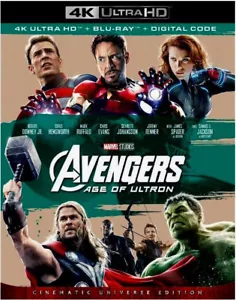 Authentische Marvel The Avengers Age of Ultron 4K Ultra HD Blu-ray und digitale Kopie - Bild 1 von 1