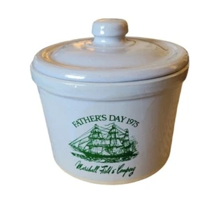 Marshall Field and Company Father's Day 1975 Pottery Crock Vtg Stoneware - Picture 1 of 7