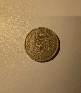 1951 GEORGE VI TWO SHILLING COIN - Picture 1 of 2
