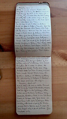 Circa 1907 Handwritten Travel Diary By Rail San Francisco Californa Earthquake  • 161.89$
