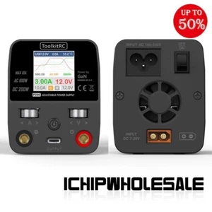 For ToolkitRC P200 Desktop Adjustable Power Supply Fit AC/DC Input w/ IPS Screen - Afbeelding 1 van 3