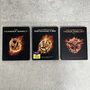 3 x Steelbook | The Hunger Games + Catching Fire + MockingJay Part 1 | Blu-ray - Picture 1 of 13