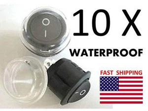 WHOLESALE Electronics - 10 pcs 12v SPST simple 2 wire UNIVERSAL switch NEW - Picture 1 of 2
