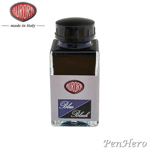 Aurora Blue Black Bottled Ink 45ml - Picture 1 of 1