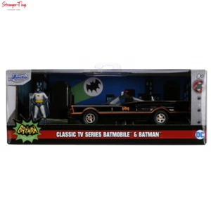 JADA 31703 - 1/32 CLASSIC 1966 BATMAN BATMOBILE WITH BATMAN FIGURE DC COMICS - Picture 1 of 5